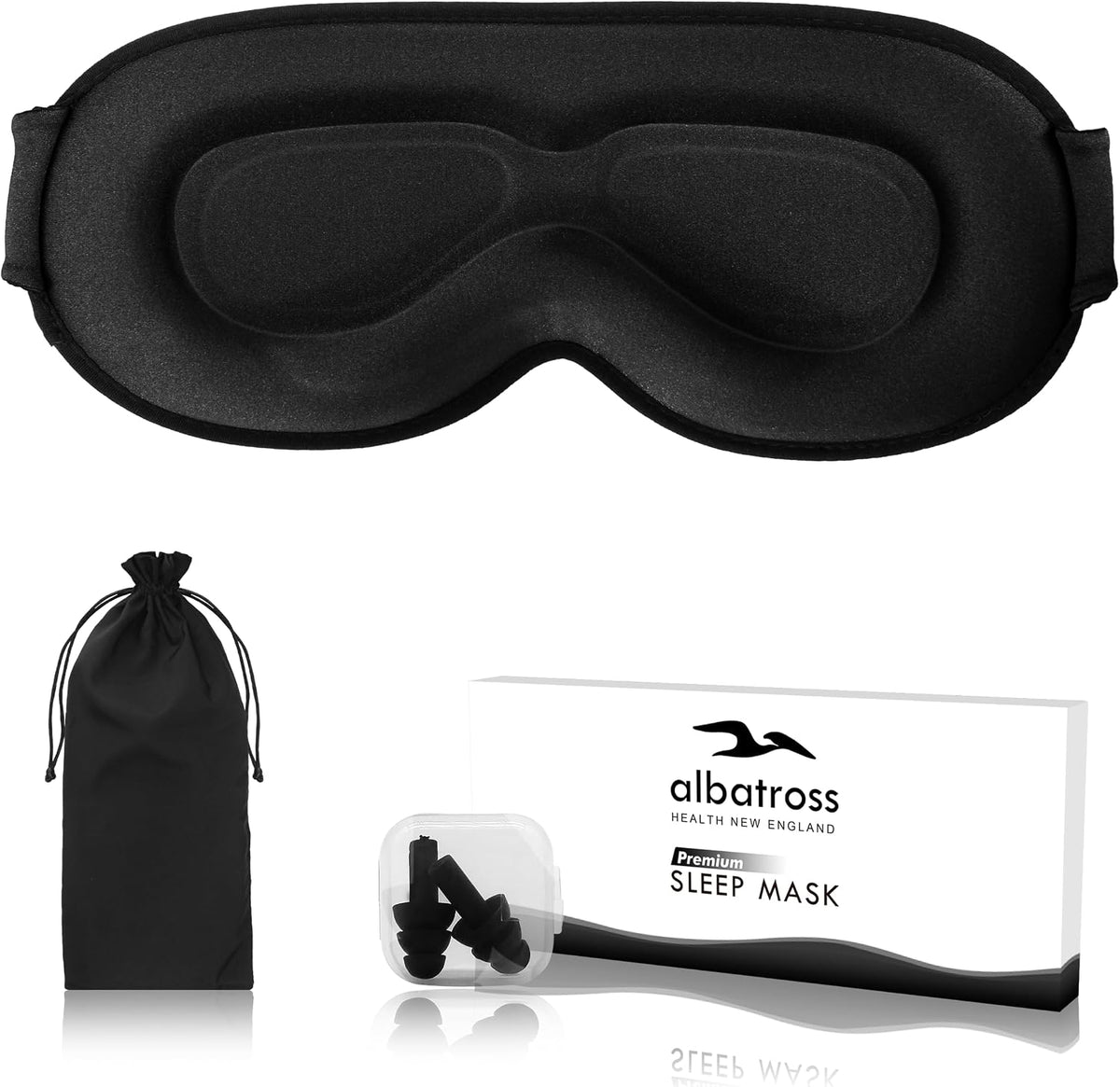 3D Weighted Eye Mask for Lash Extensions, Eye Covers for Sleep