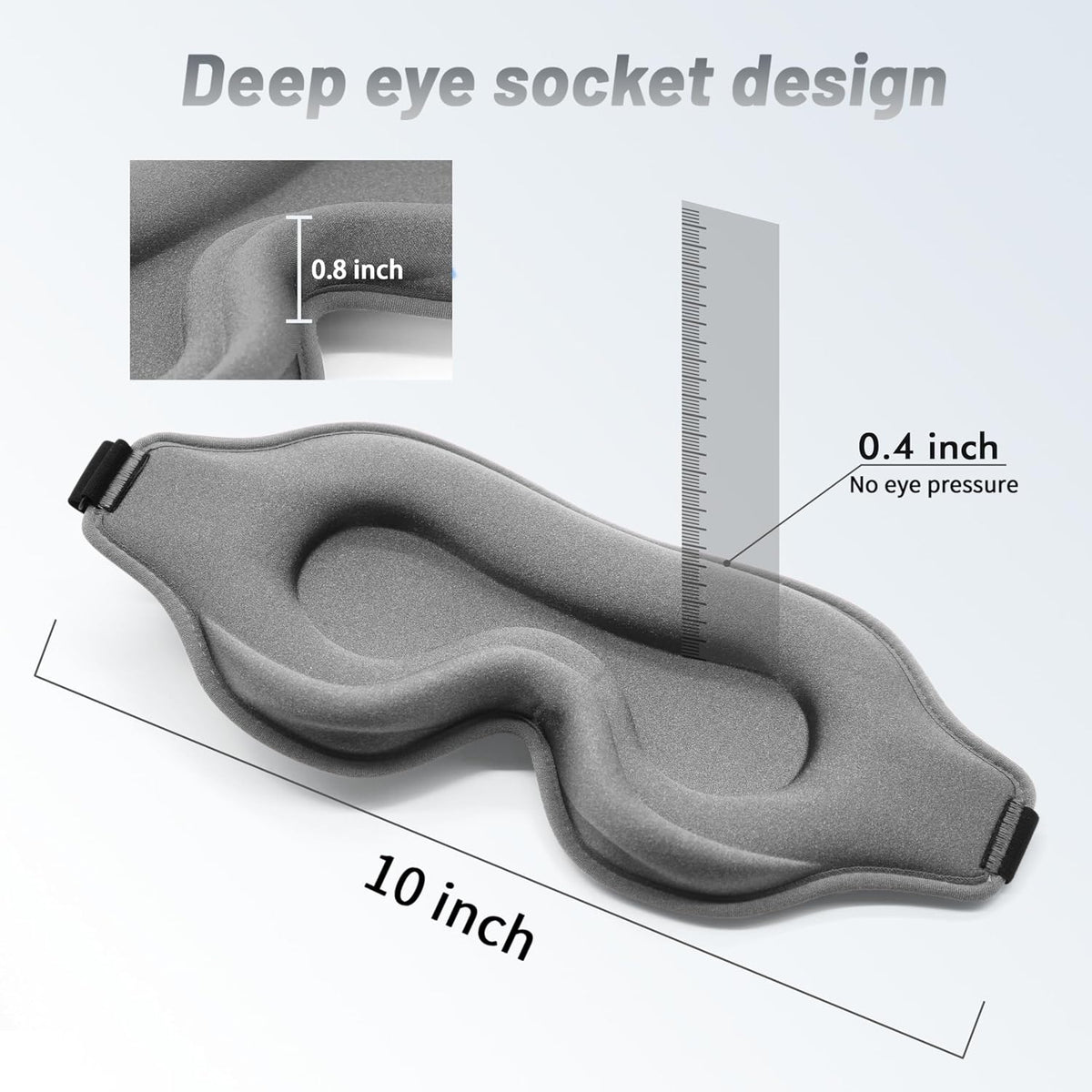 3D Weighted Eye Mask for Lash Extensions, Eye Covers for Sleep
