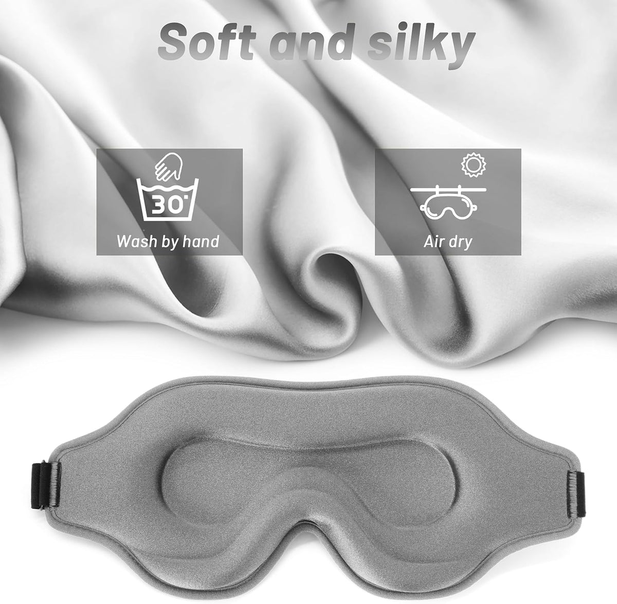 3D Weighted Eye Mask for Lash Extensions, Eye Covers for Sleep