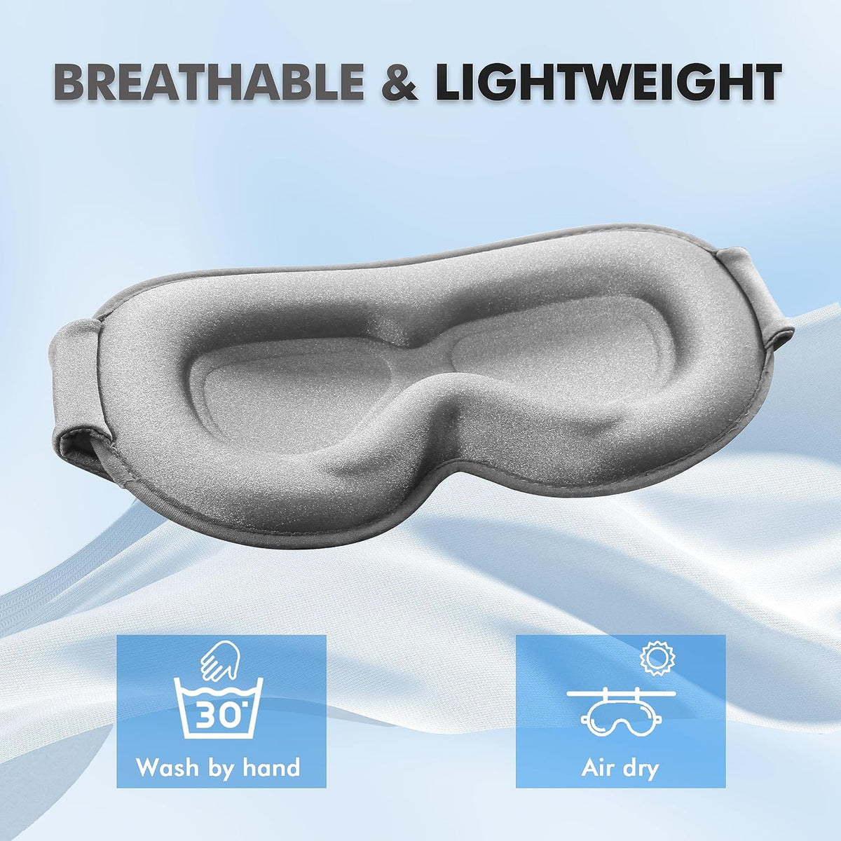 3D Weighted Eye Mask for Lash Extensions, Eye Covers for Sleep