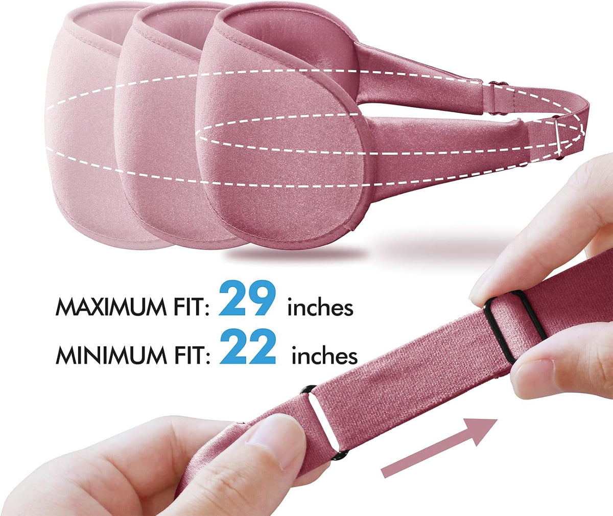 3D Weighted Eye Mask for Lash Extensions, Eye Covers for Sleep