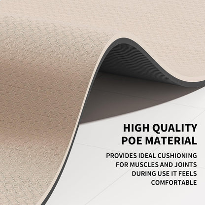 Large Yoga Mat (6'x4') – 8mm & 10mm Thick