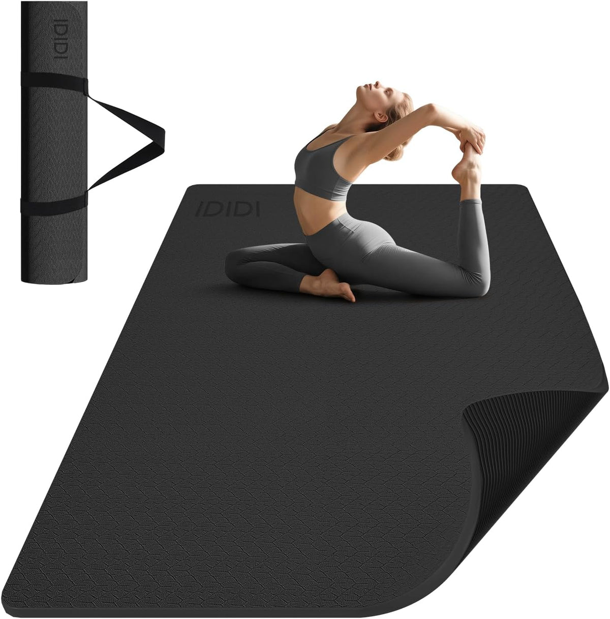 Large Yoga Mat (6'x4') – 8mm & 10mm Thick
