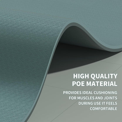 Large Yoga Mat (6'x4') – 8mm & 10mm Thick