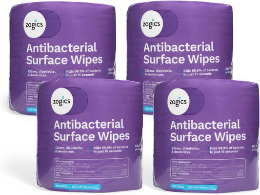 Antibacterial Disinfecting Wipes, 4 Rolls, 3,200 Count