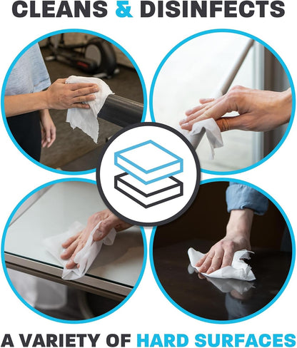 Antibacterial Disinfecting Wipes, 4 Rolls, 3,200 Count