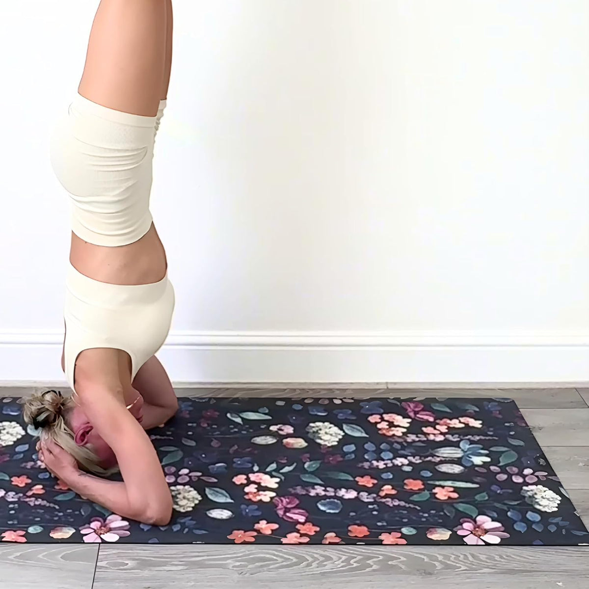 All In One Yoga Mat | Luxury Sweat-Grip Mat/Towel Combo | Ideal for Yoga, Hot Yoga, Bikram, Pilates, Workout & Exercise | Eco-Friendly Natural Rubber