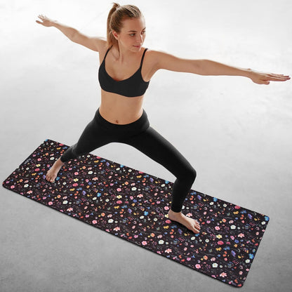 All In One Yoga Mat | Luxury Sweat-Grip Mat/Towel Combo | Ideal for Yoga, Hot Yoga, Bikram, Pilates, Workout & Exercise | Eco-Friendly Natural Rubber
