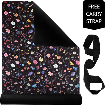 All In One Yoga Mat | Luxury Sweat-Grip Mat/Towel Combo | Ideal for Yoga, Hot Yoga, Bikram, Pilates, Workout & Exercise | Eco-Friendly Natural Rubber