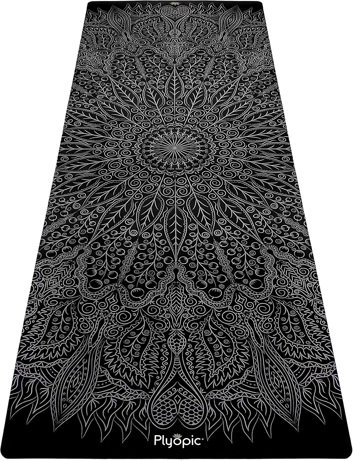 All In One Yoga Mat | Luxury Sweat-Grip Mat/Towel Combo | Ideal for Yoga, Hot Yoga, Bikram, Pilates, Workout & Exercise | Eco-Friendly Natural Rubber