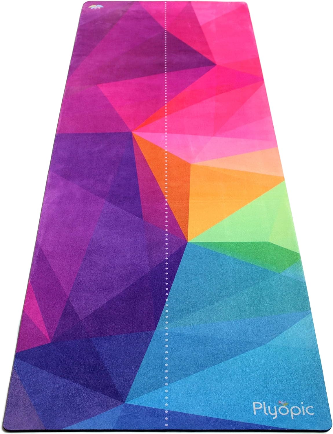 All In One Yoga Mat | Luxury Sweat-Grip Mat/Towel Combo | Ideal for Yoga, Hot Yoga, Bikram, Pilates, Workout & Exercise | Eco-Friendly Natural Rubber