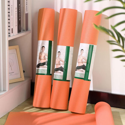 12 Pieces Yoga Mats Bulk 68x24x0.12 Inch Exercise Non Slip Fitness Workout Mats for Women Men Home Workout Gym Yoga