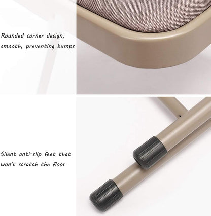 Yoga Assist Chair with Lumbar Back Support,Iyengar Yoga Chair,Removable Seat Cushion, Metal Frame,Backless Yoga Chair,Portable Foldable Yoga Chair,Gray,Without Lumbar Support