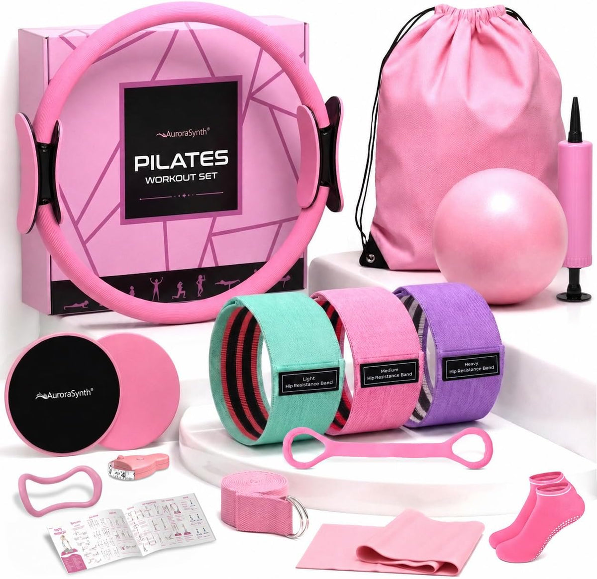Home Pilates Kit Pilates Equipment Set for Women, Pilates Essentials Kit