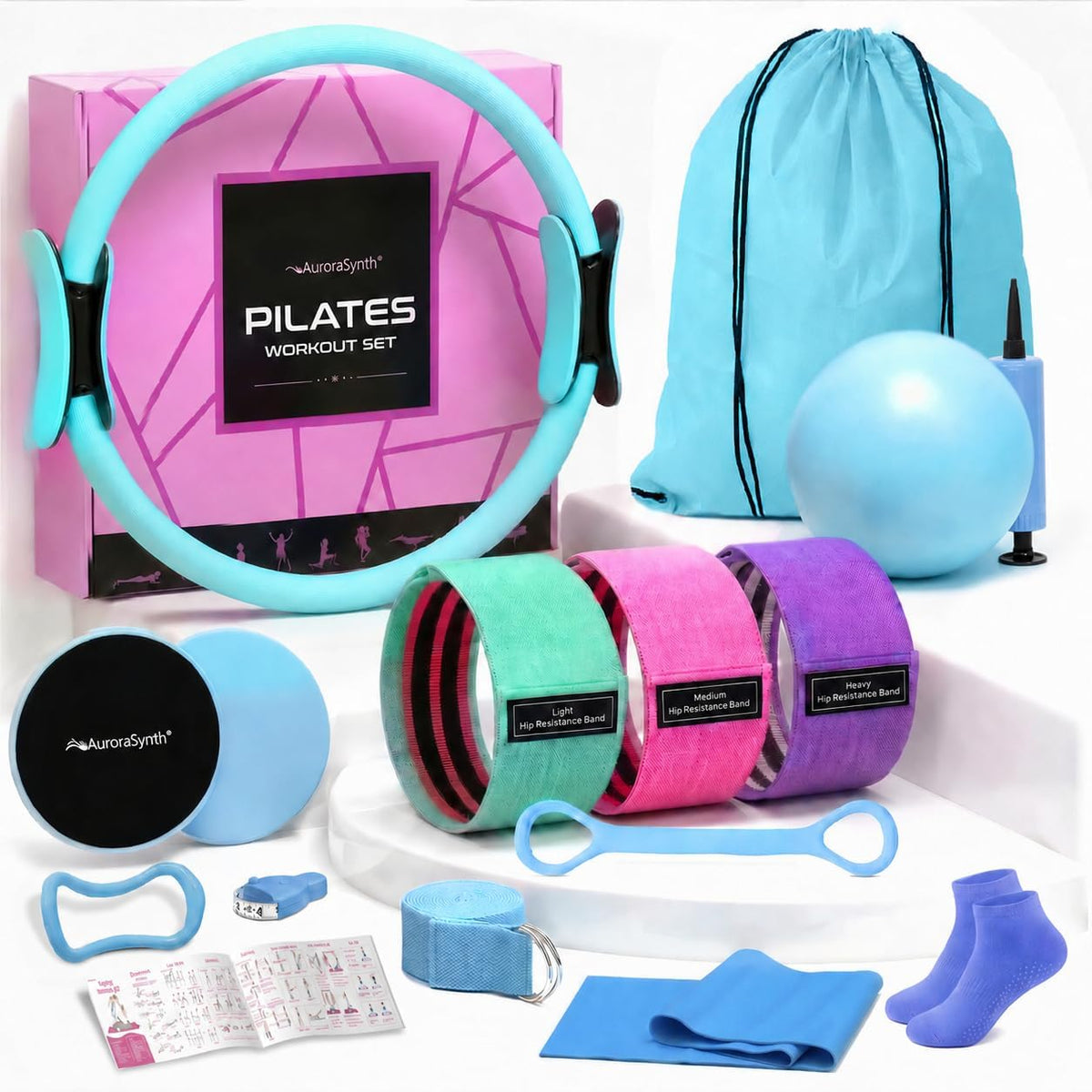 Home Pilates Kit Pilates Equipment Set for Women, Pilates Essentials Kit