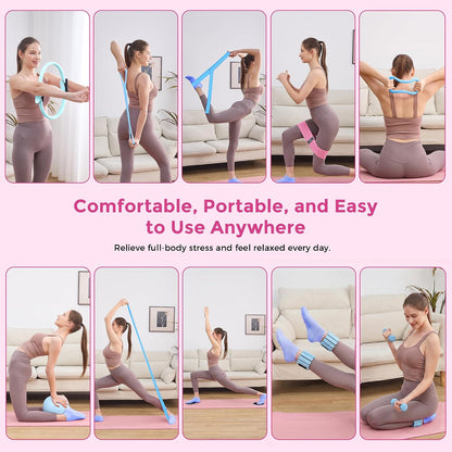 Home Pilates Kit Pilates Equipment Set for Women, Pilates Essentials Kit