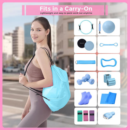 Home Pilates Kit Pilates Equipment Set for Women, Pilates Essentials Kit