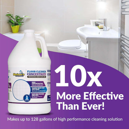 Multipurpose Cleaner Concentrate, No-Rinse Floor Cleaner for Mopping & Floor Degreaser for Home, Safe for Kids & Pets, Non-Toxic Lavender Scent All Purpose Cleaner Supplies,1-Gallon.
