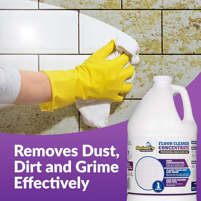 Multipurpose Cleaner Concentrate, No-Rinse Floor Cleaner for Mopping & Floor Degreaser for Home, Safe for Kids & Pets, Non-Toxic Lavender Scent All Purpose Cleaner Supplies,1-Gallon.