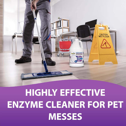 Multipurpose Cleaner Concentrate, No-Rinse Floor Cleaner for Mopping & Floor Degreaser for Home, Safe for Kids & Pets, Non-Toxic Lavender Scent All Purpose Cleaner Supplies,1-Gallon.