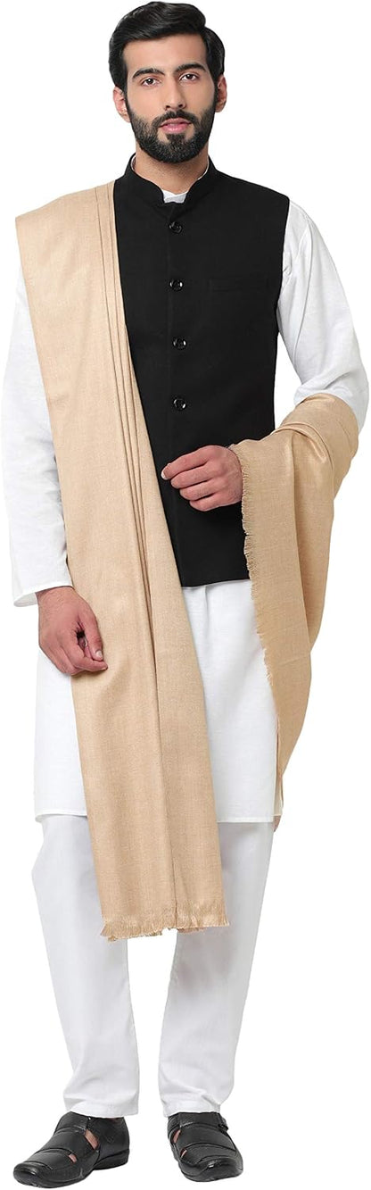 Men's Plain Woollen Dhariwal Lohi/Shawl [50" X 100"]