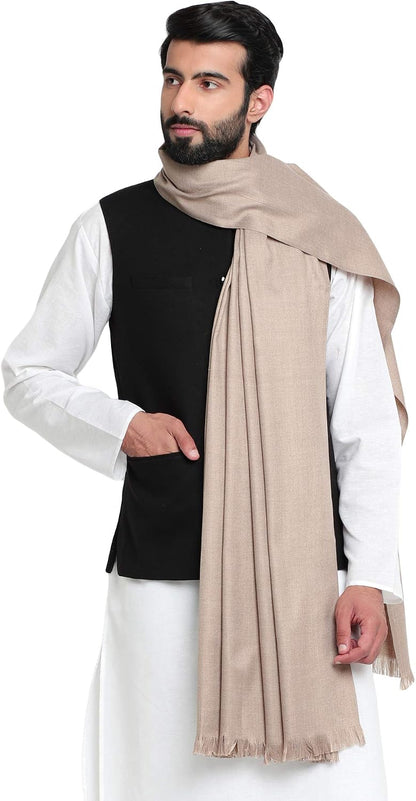 Men's Plain Woollen Dhariwal Lohi/Shawl [50" X 100"]