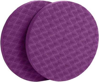 2-Pack TPE Yoga Knee Pads & Exercise Mat - Extra Thick Non-Slip Support for Plank, Push-Up, Kneeling, Pilates & Floor Workouts - Full Body Protection for Knees, Elbows, Wrists - Ideal Yoga Essentials for Women & Men