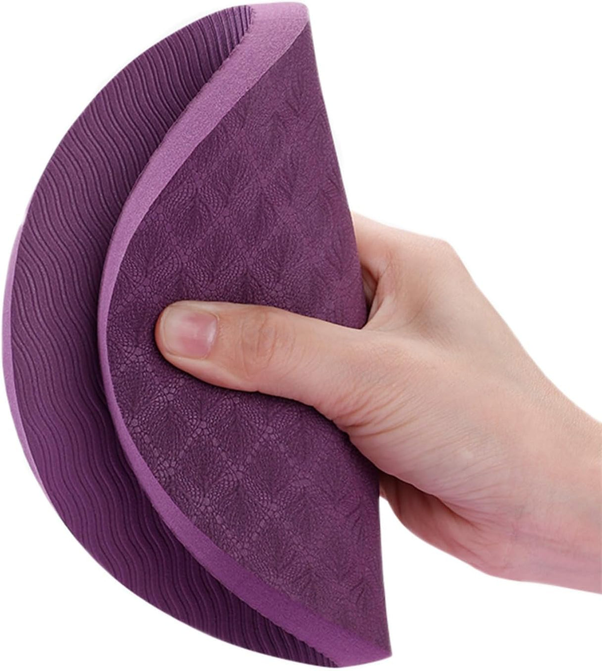 2-Pack TPE Yoga Knee Pads & Exercise Mat - Extra Thick Non-Slip Support for Plank, Push-Up, Kneeling, Pilates & Floor Workouts - Full Body Protection for Knees, Elbows, Wrists - Ideal Yoga Essentials for Women & Men