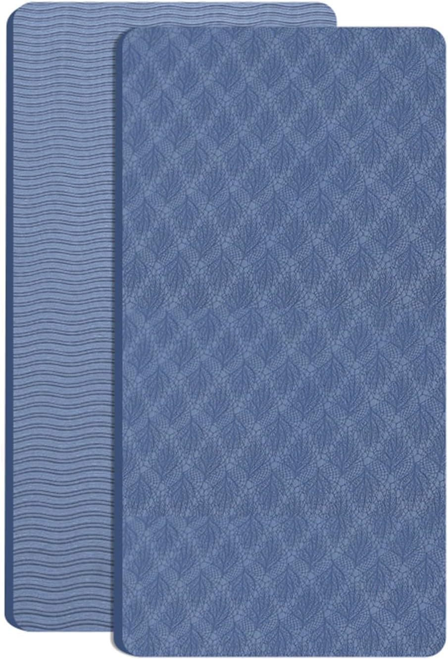 2-Pack TPE Yoga Knee Pads & Exercise Mat - Extra Thick Non-Slip Support for Plank, Push-Up, Kneeling, Pilates & Floor Workouts - Full Body Protection for Knees, Elbows, Wrists - Ideal Yoga Essentials for Women & Men