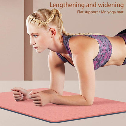 Yoga Mat, PE Gymnastics Mat, Small Training Pad, Non - Slip Pilates Pad, Yoga Fitness Mats, Workout and Therapy Floor Mats, Home Gym Equipment Accessory for Men Women Kids 34 * 17cm