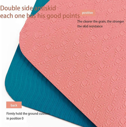 Yoga Mat, PE Gymnastics Mat, Small Training Pad, Non - Slip Pilates Pad, Yoga Fitness Mats, Workout and Therapy Floor Mats, Home Gym Equipment Accessory for Men Women Kids 34 * 17cm
