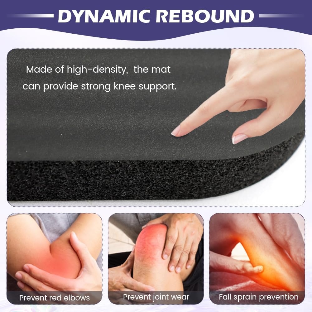 Yoga Knee Pad, Exercise Fitness Yoga Knee Pad Cushion, Foam Floor Pilates Non-Slip Cushions Wrist Elbow Pad Sports Mat for Pilates, Pray, Exercises