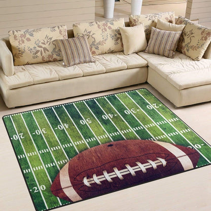 Sport Baseball Lace Non Slip Area Rug for Living Dinning Room Bedroom Kitchen, 5' x 7'(58 x 80 Inches), Sport Nursery Rug Floor Carpet Yoga Mat
