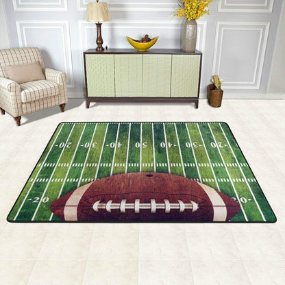 Sport Baseball Lace Non Slip Area Rug for Living Dinning Room Bedroom Kitchen, 5' x 7'(58 x 80 Inches), Sport Nursery Rug Floor Carpet Yoga Mat