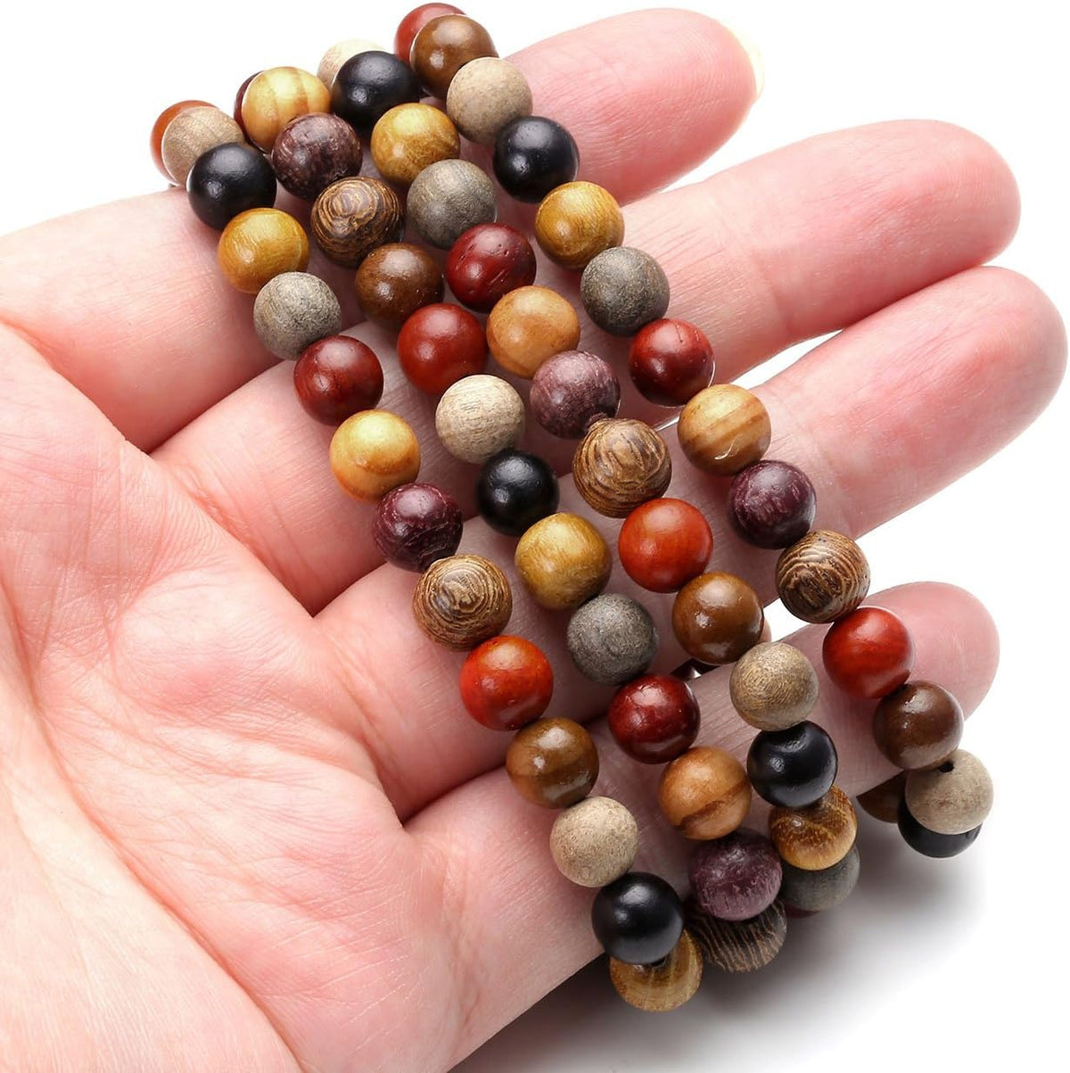 108 Mala Prayer Beads Wooden Buddhist Necklace