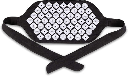 Premium Acupressure Belt - Lightweight on-the-go Pain Relief - Relieves Back Pain - 100% Cotton Linen - Includes Carry Bag - Onyx