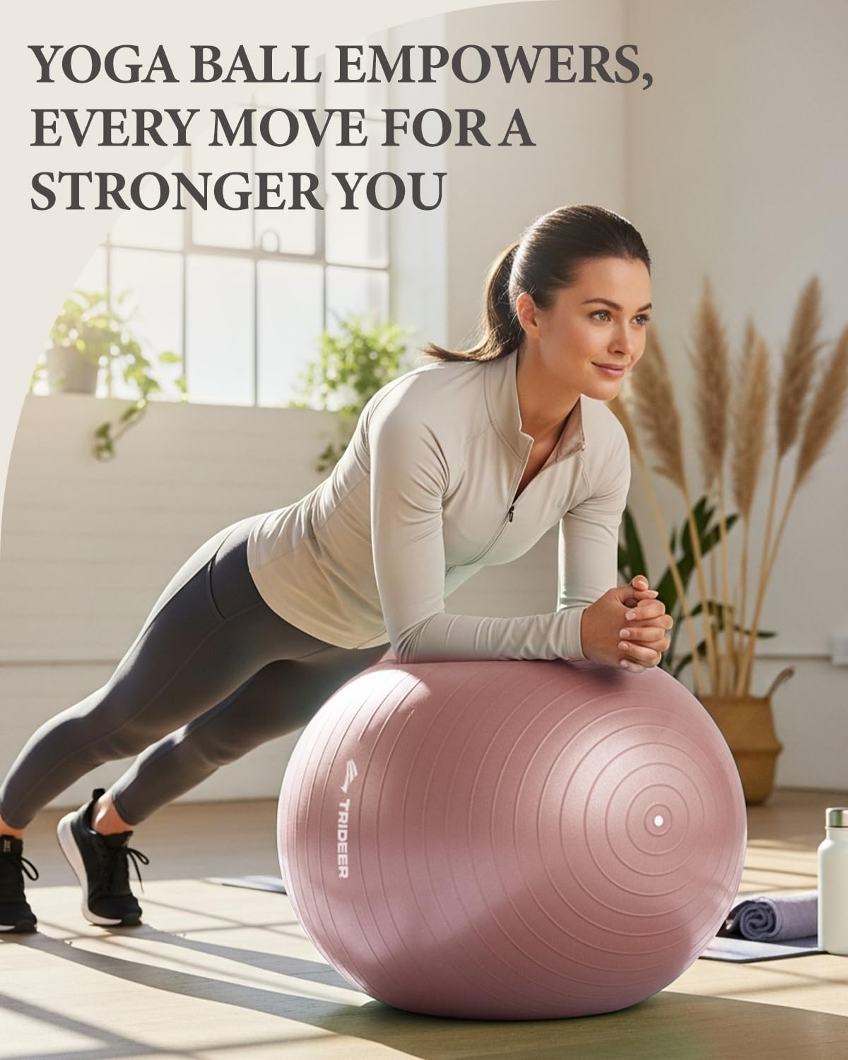 Yoga Ball for Exercise, Pregnancy, Active Sitting, 55/65/75cm