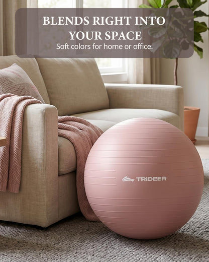 Yoga Ball for Exercise, Pregnancy, Active Sitting, 55/65/75cm