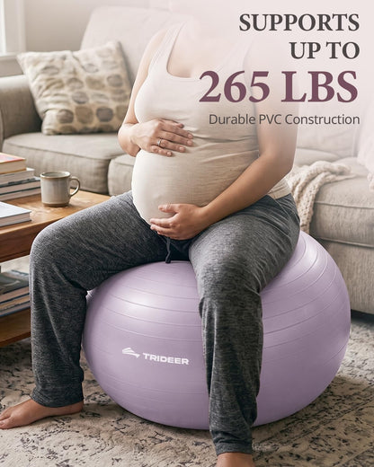 Yoga Ball for Exercise, Pregnancy, Active Sitting, 55/65/75cm