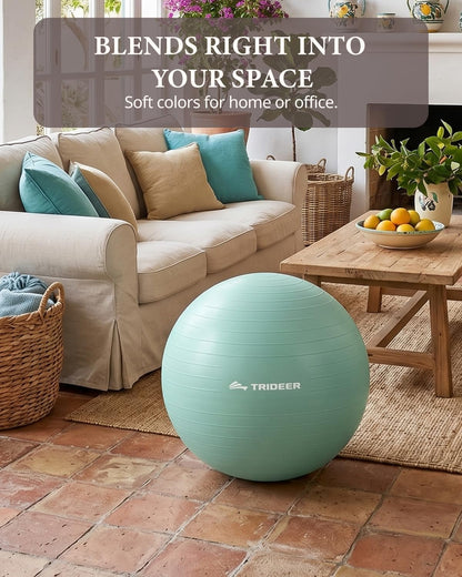 Yoga Ball for Exercise, Pregnancy, Active Sitting, 55/65/75cm