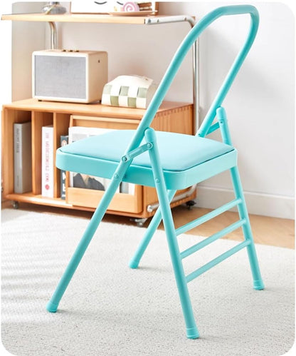 Yoga Inversion Chair Yoga Assist Chair,with Lumbar Back Support,Pilates Yoga Chair,Iyengar Yoga Chair,Backless Chair Yoga Chair,Foldable, Portable Yoga Chair