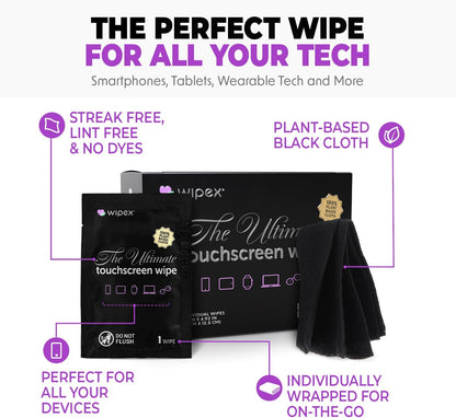 Wipex Yoga Mat Cleaner & Fitness Wipes - Natural Lavender & Vinegar Gym Equipment Cleaner - 75 Gym Wipes to Clean Yoga Mats, Spinning & Peloton Bikes, Weight Machines & Surfaces