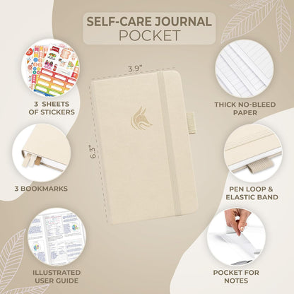 Clever Fox Self-Care Journal – Daily Reflection Notebook – Mental Health & Personal Development Planner, Meditation & Mood Log, A5 (Turquoise)