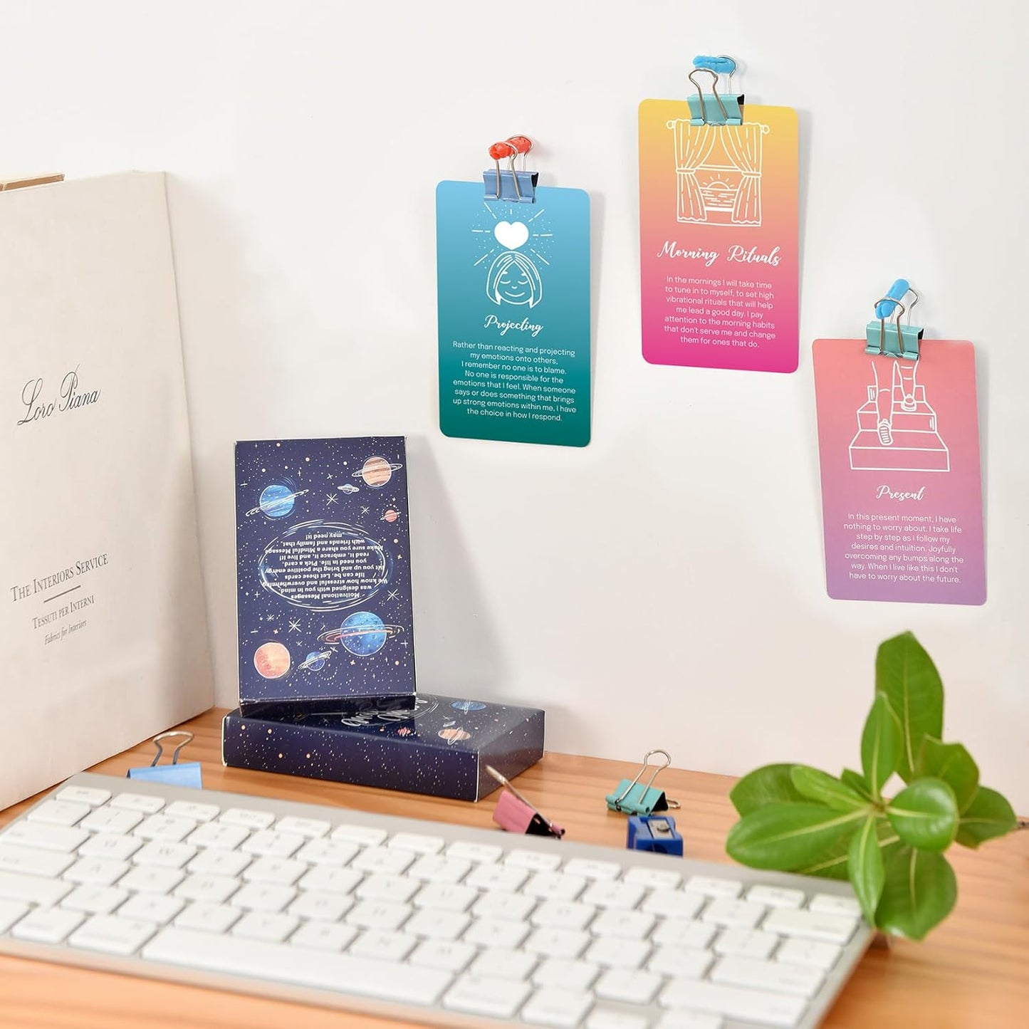 A ART·ZONE 52 Pcs Positive Affirmations Meditation Spiritual Self Care Cards Gifts, 9.7x6 cm Paper Prints