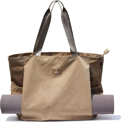 ESVAN Yoga Mat Bag Yoga Tote Carrier Shoulder Bag Carryall Tote for Office,Yoga,Pilates,Travel,Beach and Gym