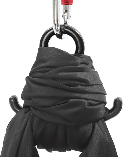Aerial Silks Equipment, Stretch Aerial Silk Starter Kit for Aerial Acrobatic Dance, Aerial Yoga Hammock