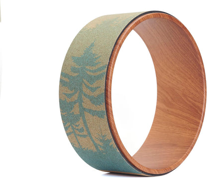 Yoga Wheel Stretching Prop – Designed to improve flexibility, support backbends, and deepen poses for the back, shoulders, and chest.