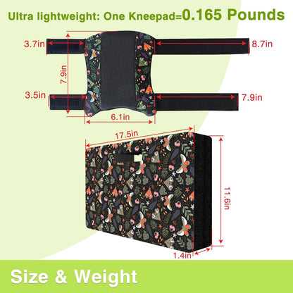 Garden Knee Pads for Men and Women, Lightweight Waterproof KneePads for Gardening, Anti Slip Leather Foam Padding Kneeling Pads for Flooring and Carpet Cleaning, House work, Gardening Maintain, Knee Protector,Gray
