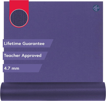 Manduka PROlite Yoga Mat 4.7mm | Lifetime Durability | Hygienic Construction | Teacher Approved