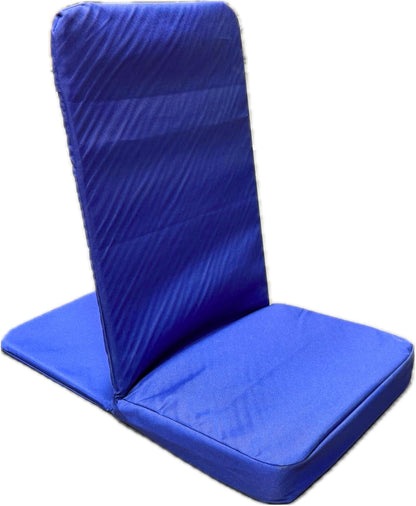 Original BackJack-Made in THE USA- Royal Cotton Fabric Lightweight Floor Seating Chair for Gaming, Families, Parents, Daycare, Back Support, Reading, Yoga, Meditation, Dorm, School